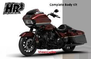 ROAD GLIDE CVO 2014-UP COMPLETE BODY KIT AUBURN BROWN & BLACK & INDUSTRIAL GRAY