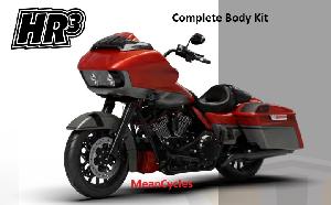 ROAD GLIDE CVO 2014-UP COMPLETE BODY KIT PEARL RED & DARK ALLOY
