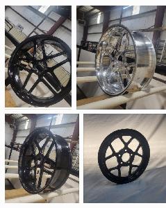 280 REAR KIT FOR NIGHT ROD (Includes wheel, pulley and rotor)