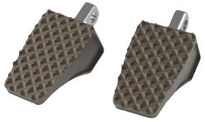 BILLET COUNTY FOOTPEGS - ORIGINAL CLEVIS - BRONZE