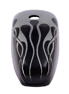 CUSTOM FLAMES MOUTH GAS TANK COVER | HANDMADE FIBERGLASS TANK PROTECTOR FOR SPORTSTER