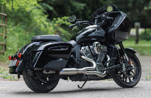 2-INTO-1 QUALIFIER EXHAUST SYSTEM - 50-STATE - BRUSHED - STAINLESS STEEL FOR INDIAN CHALLENGER / PURSUIT