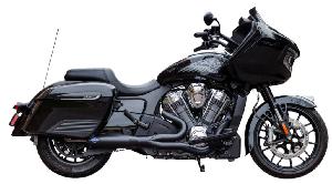 2-INTO-1 QUALIFIER EXHAUST SYSTEM - RACE ONLY - BLACK - STAINLESS STEEL FOR CHALLENGER & PURSUIT