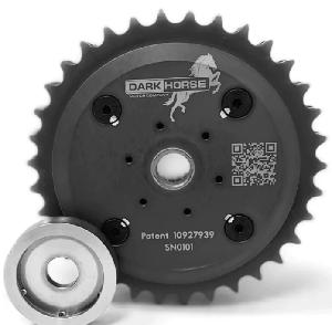 DARKHORSE MAN O' WAR MOTORSPROCKET (34T) SYSTEM FOR HARLEY-DAVIDSON ‘17 - PRESENT MILWAUKEE 8® MODELS