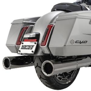 HI-OUTPUT SLIP-ON MUFFLERS - DARK CHROME - 4-1/2