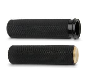 KNURLED GRIPS - BRASS