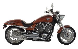 SLASH EXHAUST FOR VICTORY KINGPIN / VEGAS