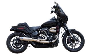 2-INTO-1 QUALIFIER EXHAUST SYSTEM FOR SOFTAIL M8