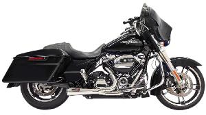 ROAD RAGE 2:1 SHORT EXHAUST SYSTEM FOR TOURING MODELS 2017-UP