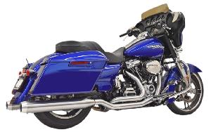STAINLESS TRUE DUAL PERFORMANCE EXHAUST SYSTEM FOR TOURING MODELS 2017-UP