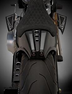 REAR FENDER DELUXE FOR FAT BOY AND BREAKOUT 2018-UP WITH BLACK ALUMINUM INSERT