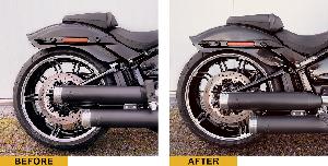 LOWERING-KIT FOR HARLEY-DAVIDSON M8 SOFTAIL MODELS WITHOUT REMOTE PRE-LOAD ADJUSTER