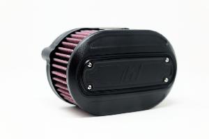 OVAL AIR CLEANER FOR M8 ENGINES-BLACK