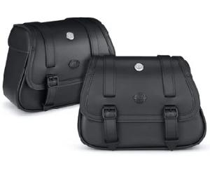 25L - SPIRITBLADE LARGE INDIAN SCOUT BOBBER LEATHER MOTORCYCLE SADDLEBAGS