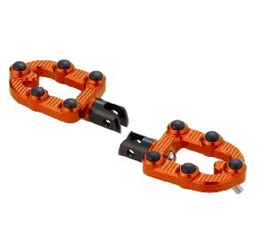 NESS-MX FOOTPEGS - ORANGE