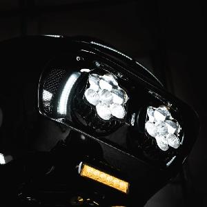 SHARK DEMON™ 2 PERFORMANCE LED HEADLIGHT KIT FOR ROAD GLIDE MOTORCYCLES