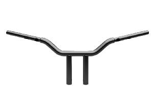 1-PIECE KAGE FIGHTER T-BAR BLACK STRAIGHT FOR TOURING MODELS 24+