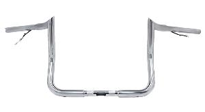 PRE-WIRED MONKEY BAR HANDLEBAR 14-19 FLH ((CHROME OR BLACK))