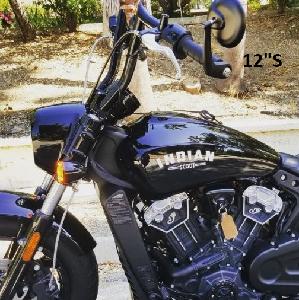 MEANACING CUSTOM APE HANGER HANDLEBARS FOR INDIAN SCOUT MODELS (ALL YEARS)