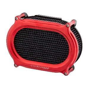 STAGE 2 OVAL UPGRADE AIR FILTER FOR M8 MODELS 17-2023 - RED