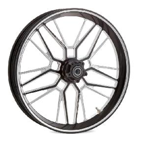 SPLIT SPOKE FORGED FRONT WHEEL WITH HUB - CONTRAST CUT
