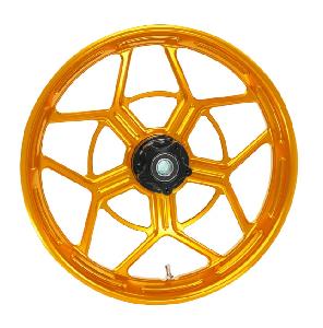 SPEED 5 FORGED WHEEL WITH HUB - GOLD