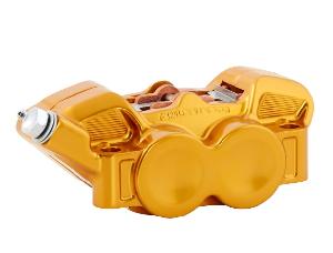 4-PISTON RADICAL BRAKE CALIPER GOLD - 100MM 