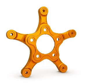 '24 FLT SPIDER BRAKE ROTOR ADAPTER FOR NESS WHEELS - GOLD