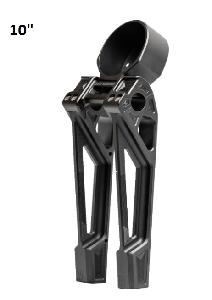 FASTBACK RISERS FOR 2022-UP LOW RIDER (INCLUDES CLAMP & GAUGE BRACKET)