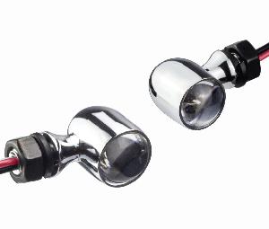 MINI BULLET REAR LED BRAKE / TURN SIGNAL AND RUNNING LIGHTS - (2 LIGHTS INCLUDED)