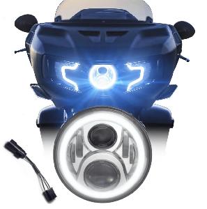 GENERATION II INDIAN CHALLENGER / PURSUIT LED HEADLIGHT KIT WITH HALO RING