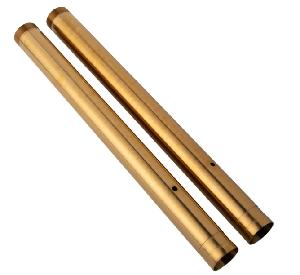 GOLD 47MM FORK TUBES FOR 23-UP TOURING MODELS