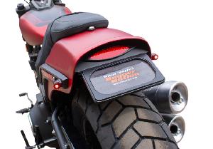 M8 FAT BOB 2018-2020 LIGHT & LICENSE PLATE KIT - INCLUDES SIDE BULLET LIGHTS