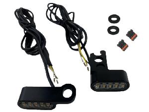 MIRROR MOUNT FRONT TURN SIGNALS FOR SOFTAIL