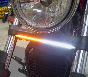 YAMAHA STRYKER FRONT LED DRL AND TURN SIGNAL BAR, '11-'14