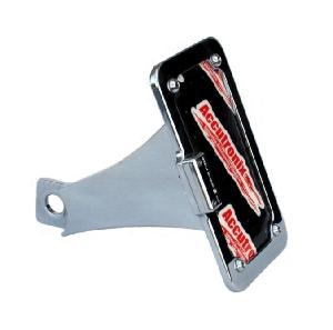 SIDE MOUNT PLATE HOLDER CHROME VERTICAL & HORIZONTAL FOR INDIAN SCOUT