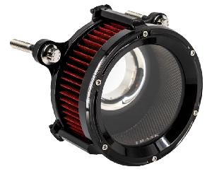 ASSAULT CHARGE HIGH-FLOW AIR CLEANER KIT FOR 2023.5+ TOURING & 2025+ SOFTAIL MODELS (GLOSS BLACK)
