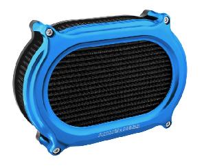STAGE 2 OVAL AIR CLEANER KIT FOR 2024+ TOURING & 2025+ SOFTAIL MODELS - BLUE