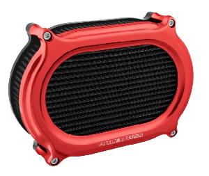 STAGE 2 OVAL AIR CLEANER KIT FOR 2024+ TOURING & 2025+ SOFTAIL MODELS - RED