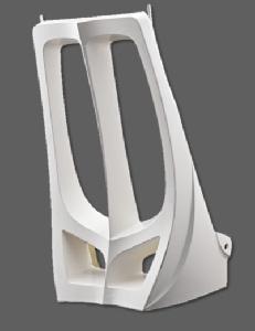 RACING RADIATOR SHIELD FOR INDIAN SCOUT