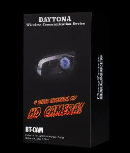 DAYTONA HELMETS MOTORCYCLE BLUETOOTH HEADSET - MOTORCYCLE COMMUNICATION SYSTEM FOR ALL TYPES OF HELMETS - CAM