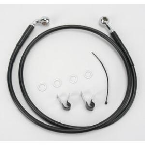 INDIAN ABS TOP FRONT BRAKE LINE KIT - BLACK