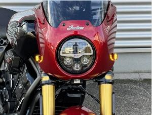 FRONT LED TURN SIGNALS 2STRIPES FOR INDIAN 101 SCOUT / SPORT SCOUT