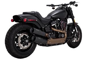 HI-OUTPUT SLIP-ON MUFFLERS FOR FAT BOB / STREET BOB M8
