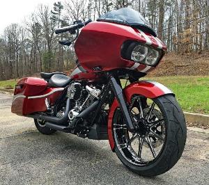 180 FAT FRONT KIT WITH FENDER AND LOWER LEGS FOR TOURING MODELS 2014-2023