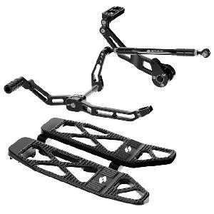 MAX LEAN FOOT CONTROLS AND FLOORBOARD KIT FOR TOURING MODELS M8 2017-UP