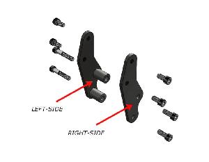 INDIAN SCOUT '15 to PRESENT PEG RE-LOCATOR BRACKET'S