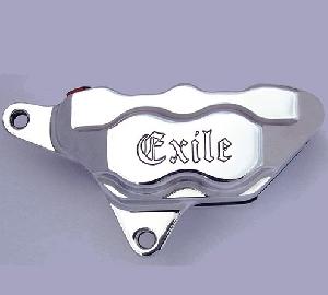 4 PISTON BOLT-ON CALIPER WITH EXILE LOGO