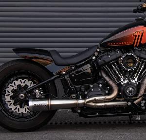 GP REAR FENDER WITH LIGHTS FOR 2018+ STREET BOB & LOW RIDERS S WITH 180/200 TIRE