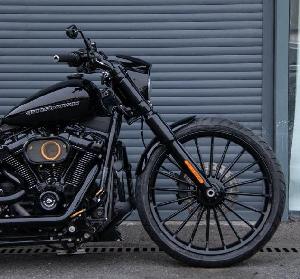 REPLICA GLOSS BLACK WHEEL FOR FATBOY 218+ ((FRONT OR REAR)) 